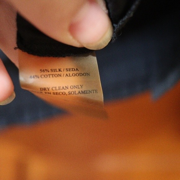 Roeantowe Black Ruffle Button Up Long Sleeve Blouse 14 Career Goth Work - Picture 9 of 9